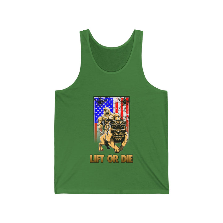 ANGRY DOG SAND FLAG TANK /LIFT OR DIE