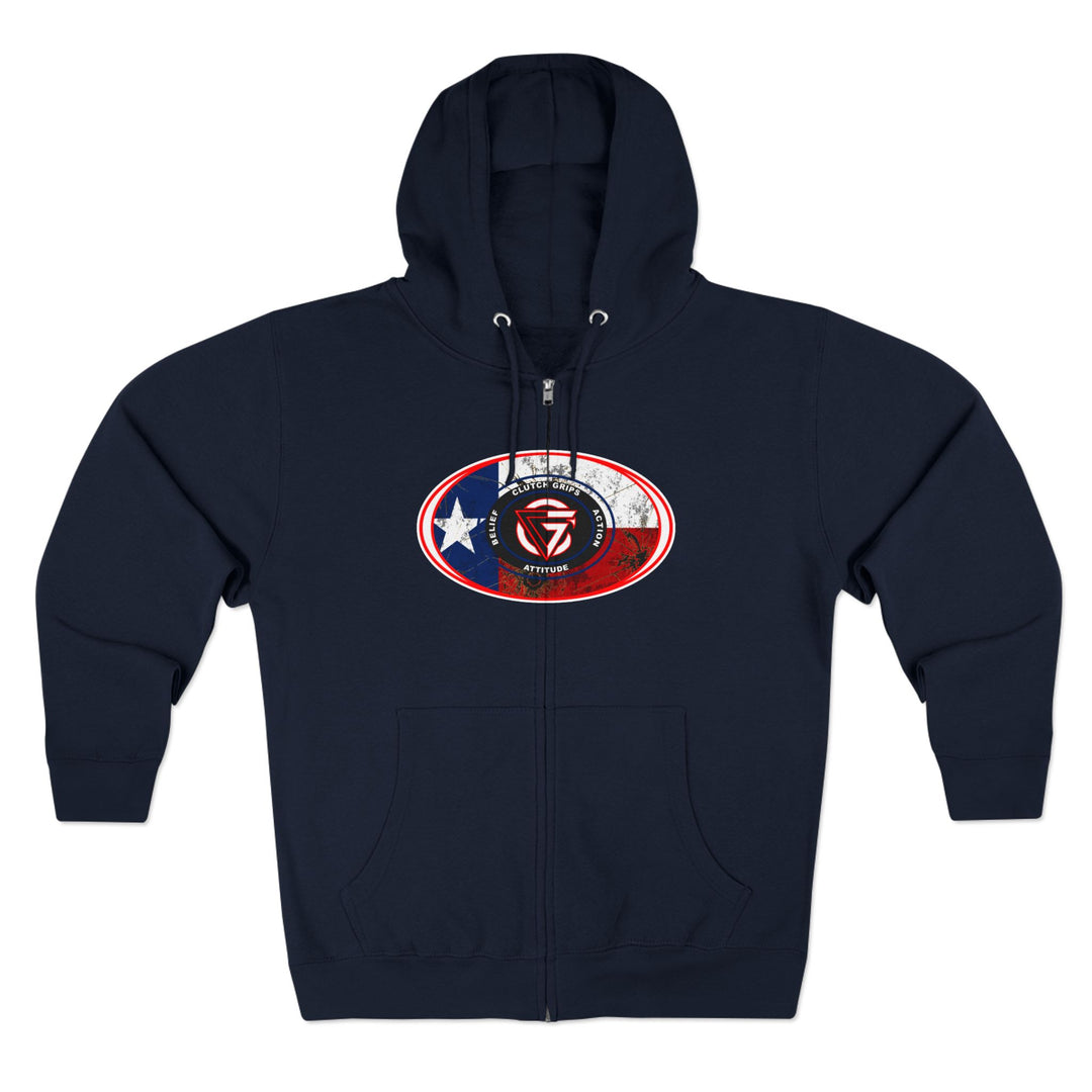 CG SKULL RED WHITE BLUE/STAY SAVAGE ZIP UP