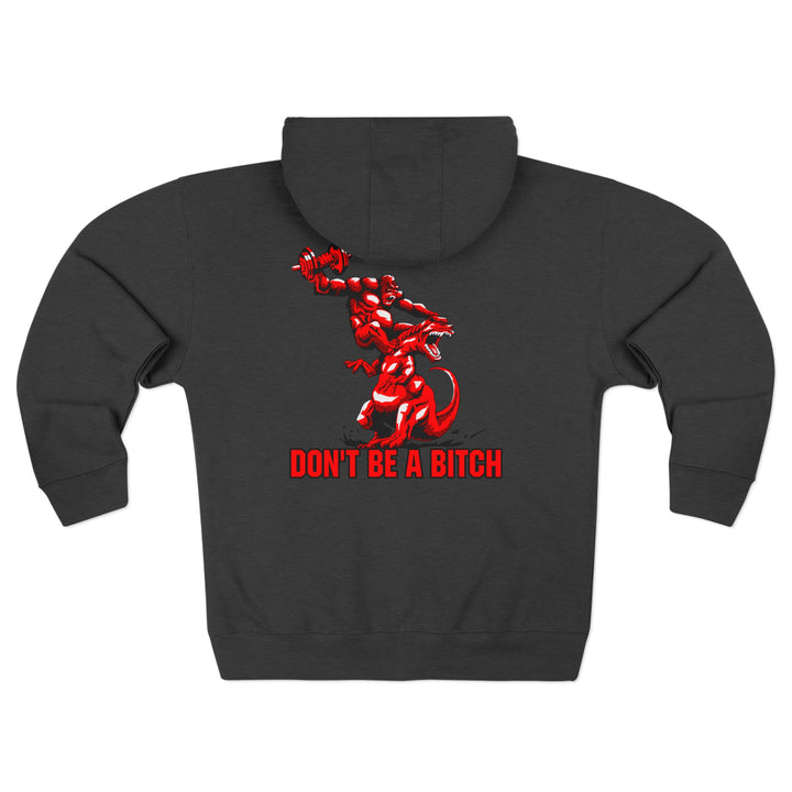 CG APE VS ZILLA 2ND FIGHT RED /DONT BE A BITCH ZIP UP