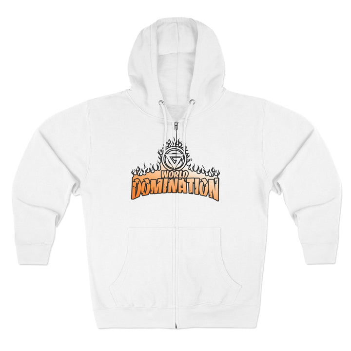 SPARTAN LIFT WHITE ORANGE FADE /READY FOR WAR ZIP UP