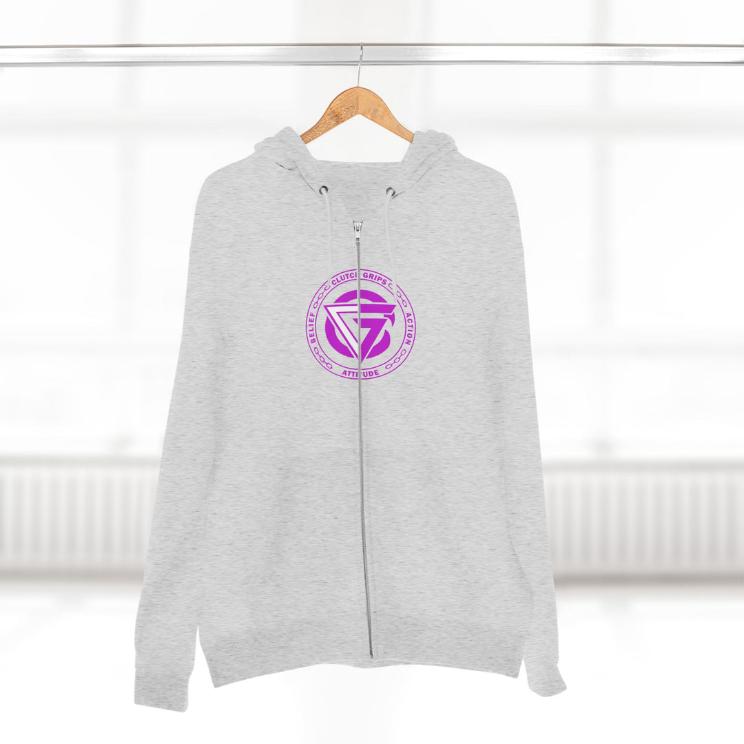 CG SKULL PURPLE/LIFT OR DIE ZIP UP