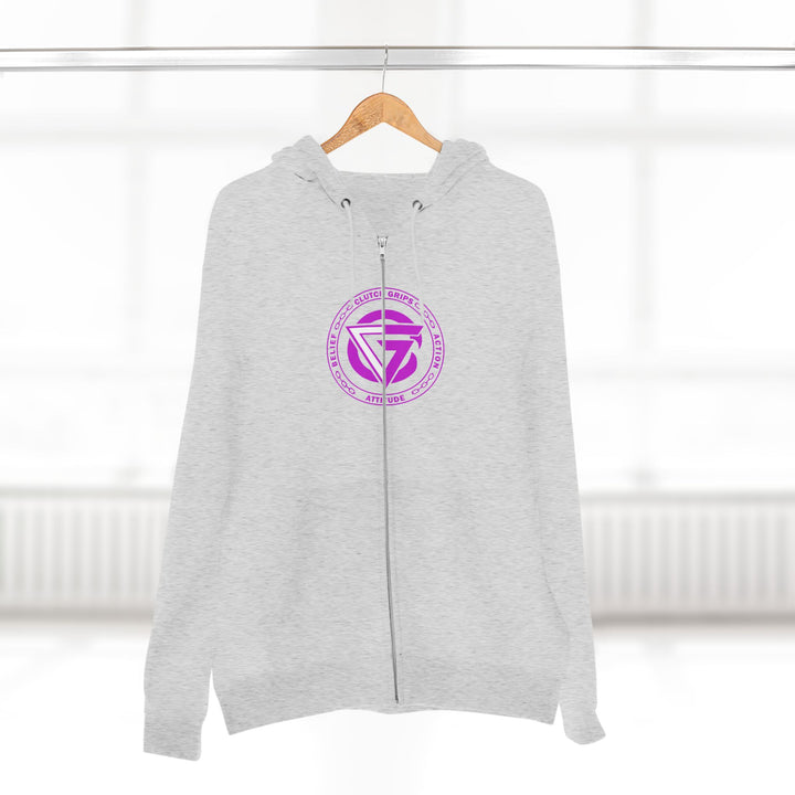 CG SKULL PURPLE/LIFT OR DIE ZIP UP