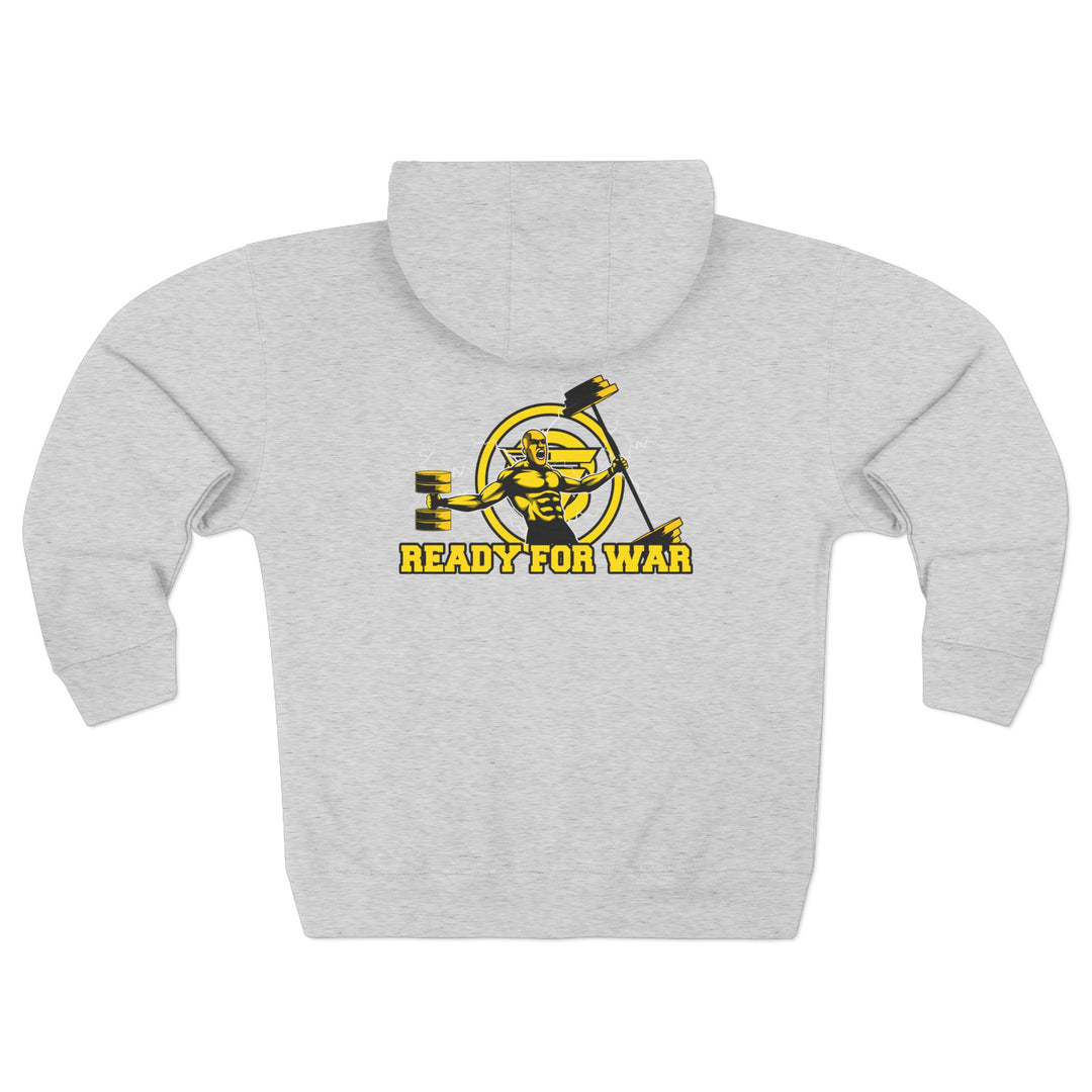 SPARTAN LIFT YELLOW BLACK/READY FOR WAR ZIP UP