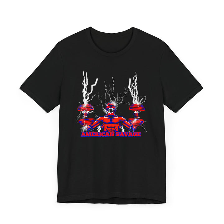 RIDE THE LIGHTNING RED BLUE/AMERICAN SAVAGE