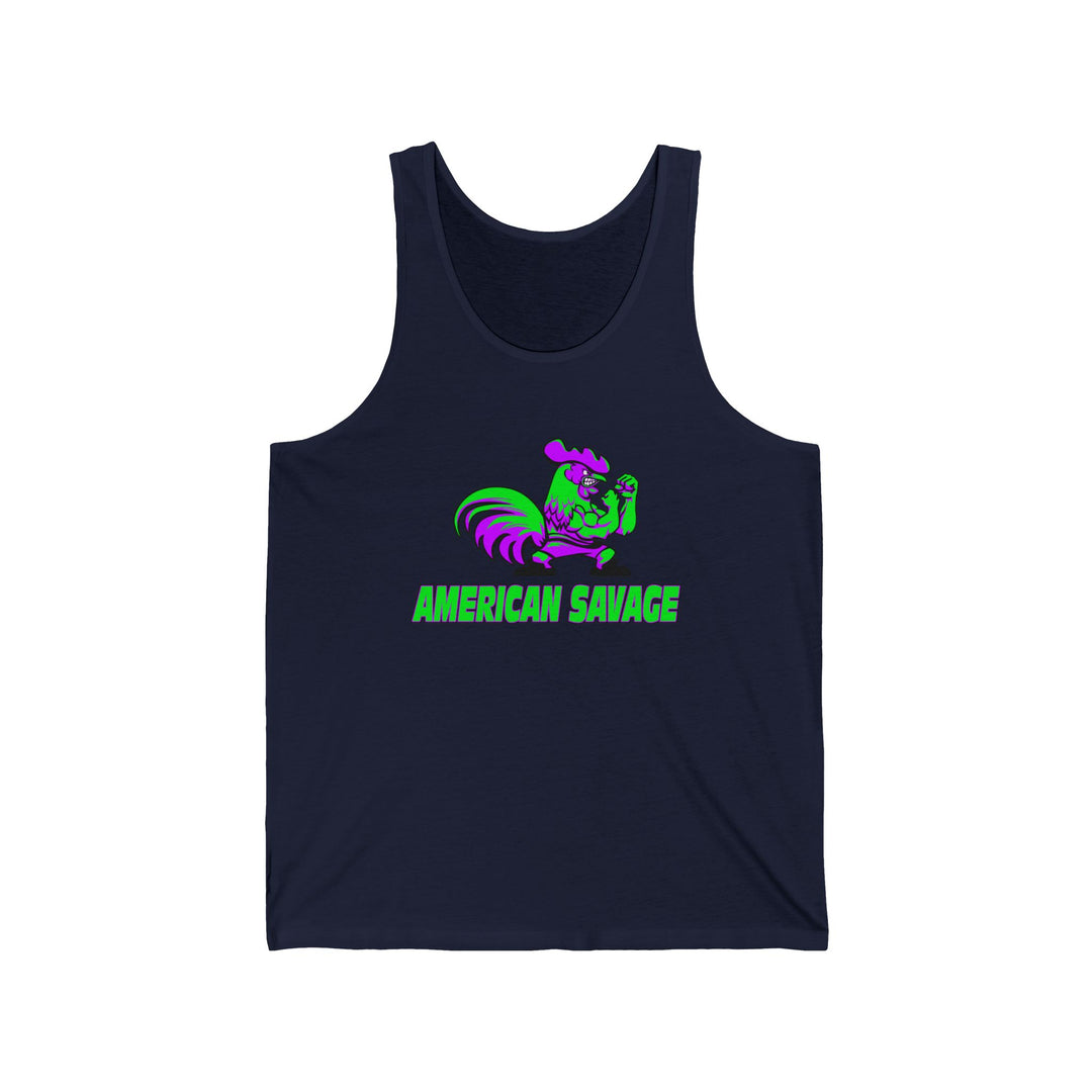 CG ANGRY ROOSTER PURPLE GREEN /AMERICAN SAVAGE