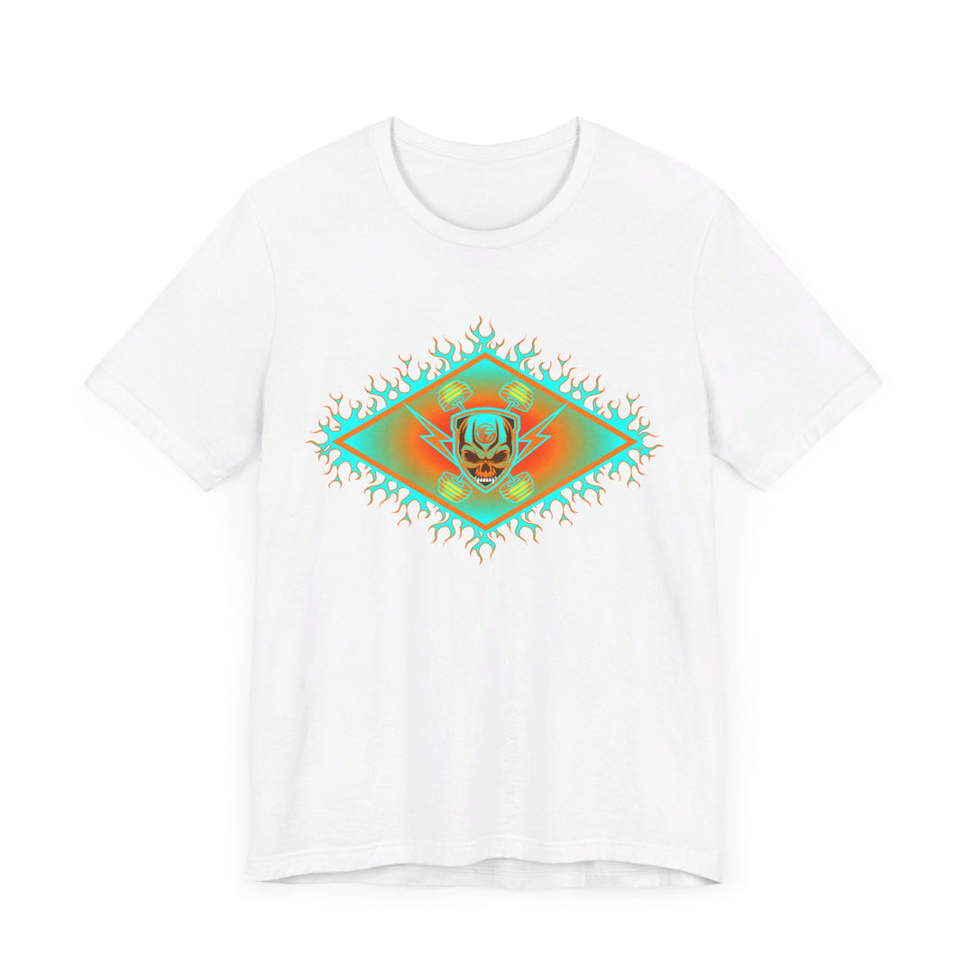 CG DIAMOND SKULLATOR MIAMI AQUA ORANGE DBL BELL