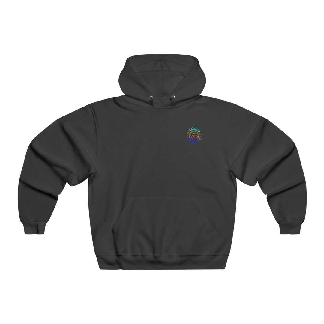 TIGER FLAME BLUE ORANGE AQUA /LIFT OR DIE