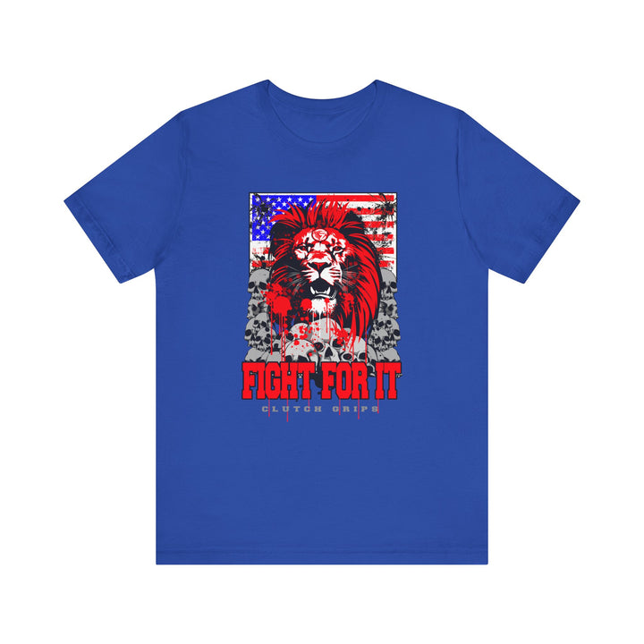 LIONHEART USA FLAG RED WHITE BLUE /FIGHT FOR IT