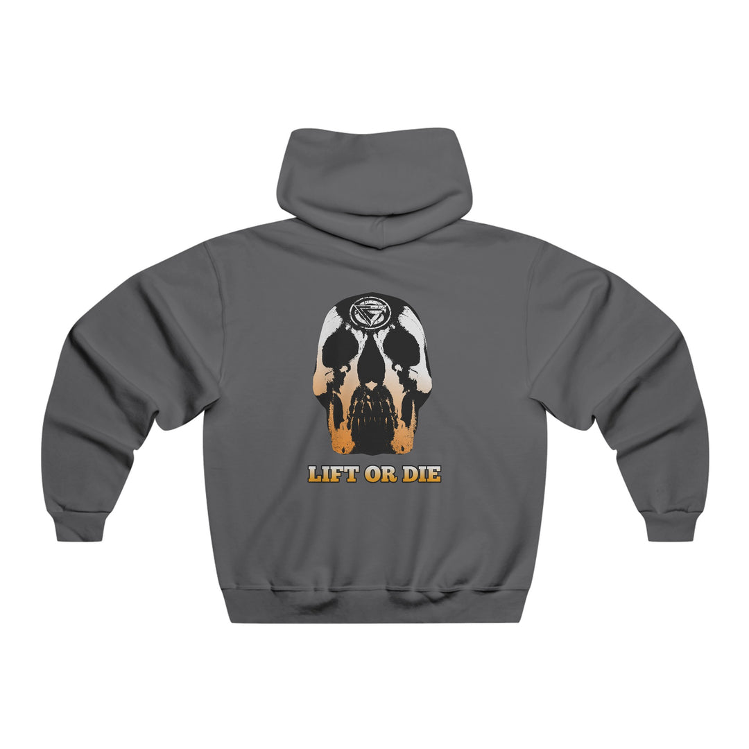 SKULLATOR- ORANGE WHITE FADE/LIFT OR DIE