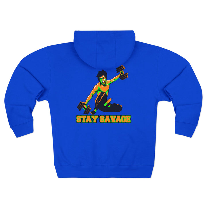 CG LIFT KICK ORANGE GREEN FADE/STAY SAVAGE ZIP UP