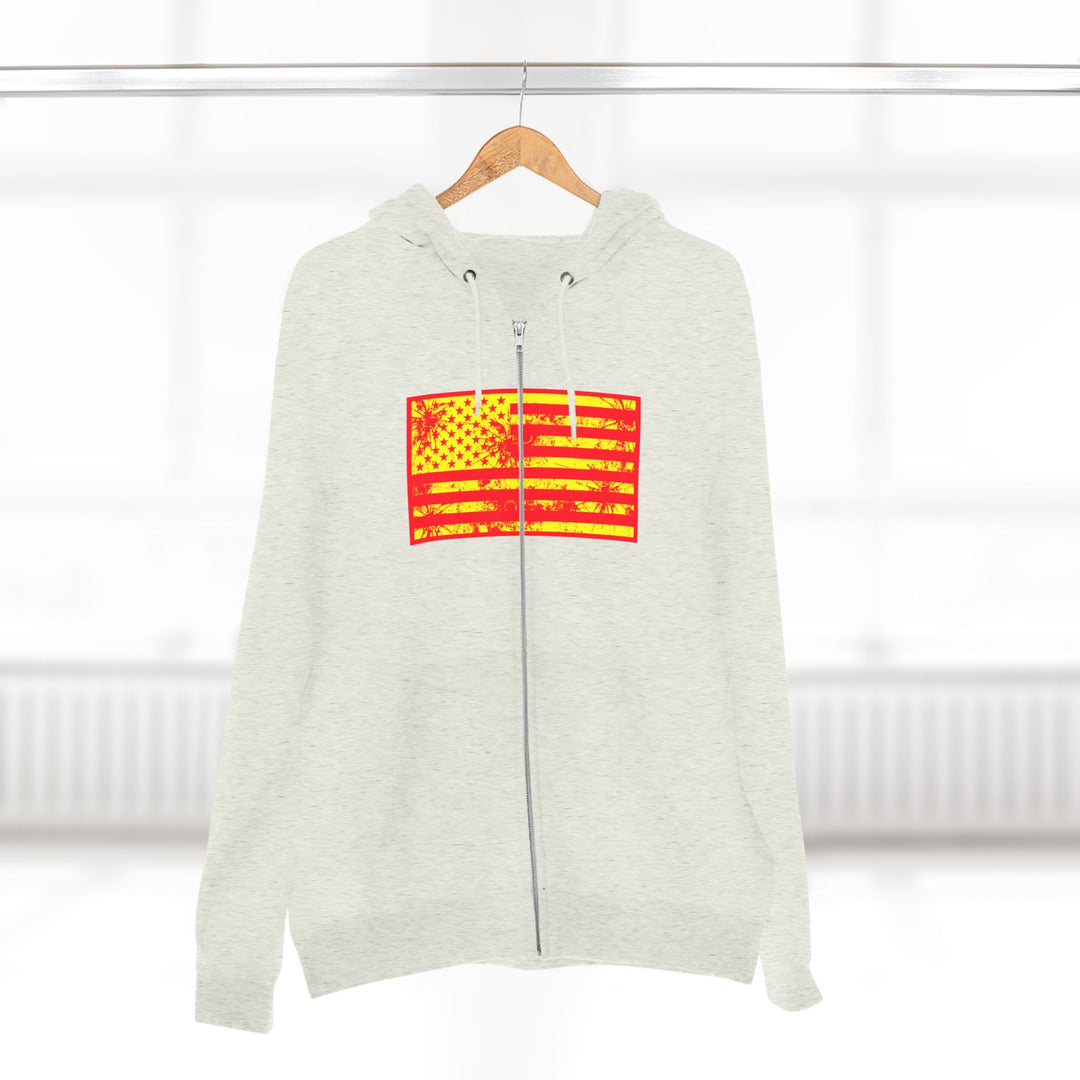 CG SGL SKULL BELL RED GOLD/READY FOR WAR ZIP UP