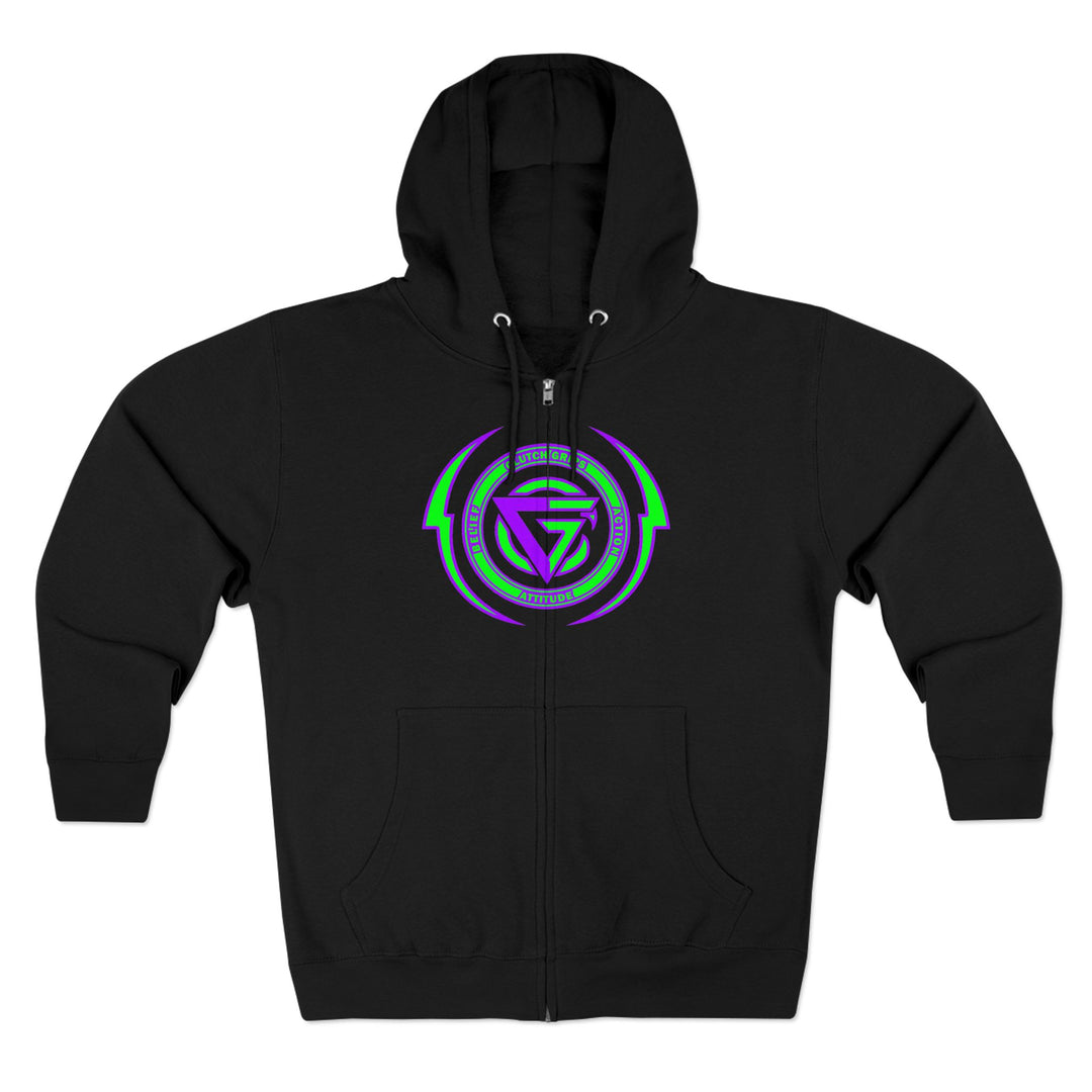 MAC SNAP PURPLE GREEN /STAY SAVAGE ZIP UP