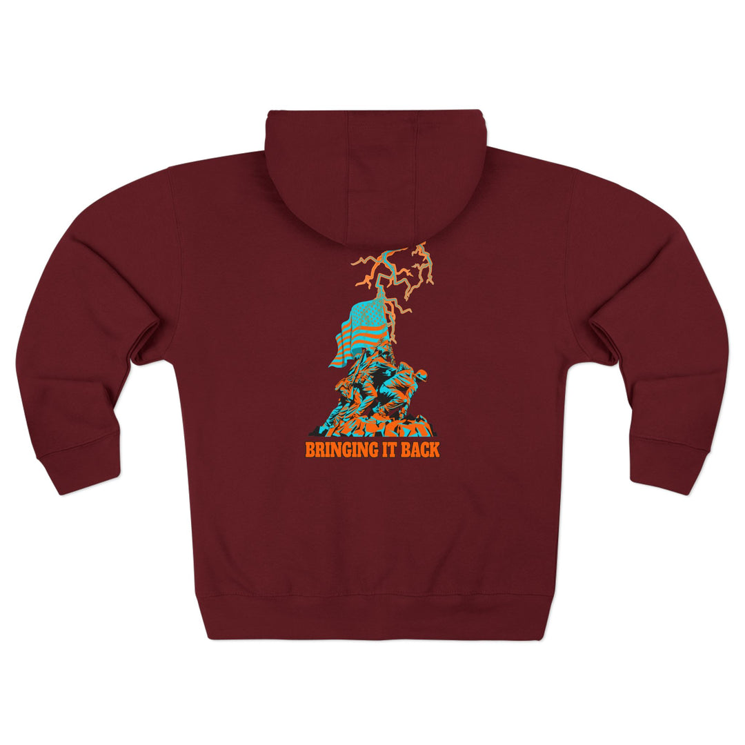 CG A AMERICAN WARRIORS MIAMI COLORS  /BRINGING IT BACK ZIP UP
