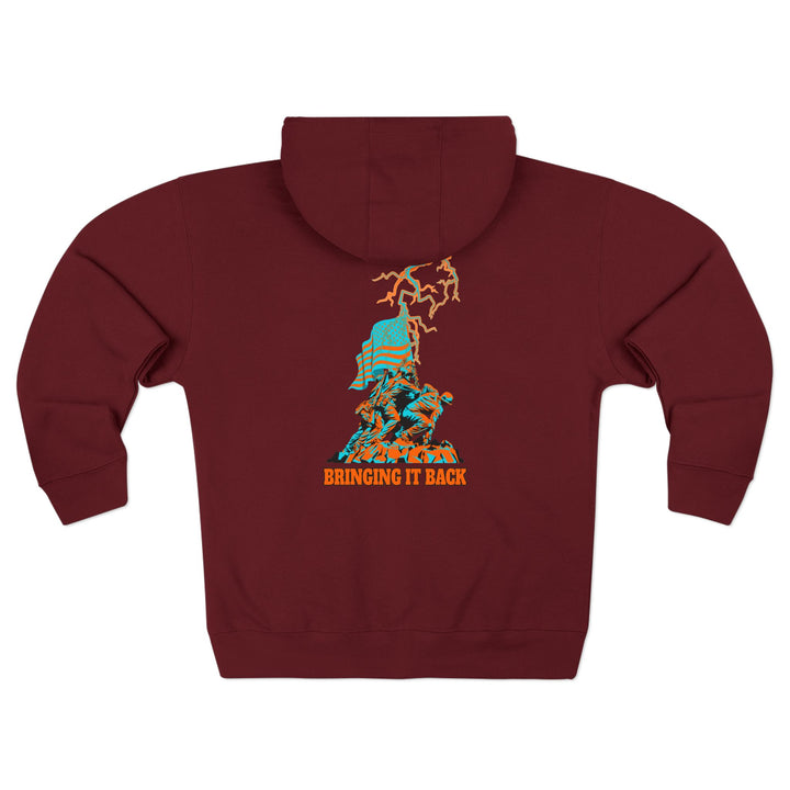 CG A AMERICAN WARRIORS MIAMI COLORS  /BRINGING IT BACK ZIP UP