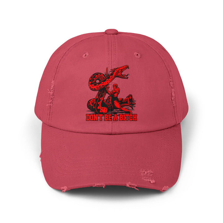SERPENT SLAYER RED BLACK/DONT BE A BITCH CAP