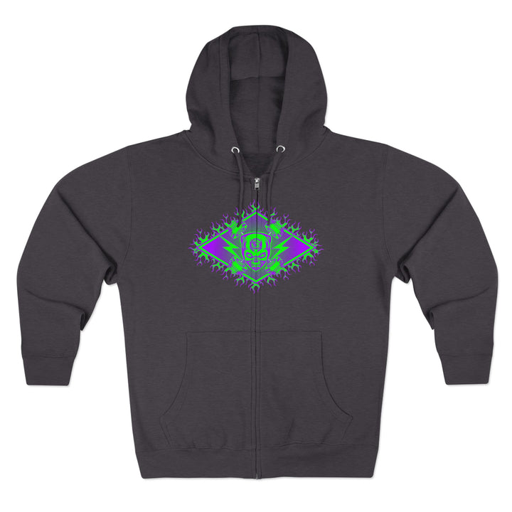 CG SERPENT SLAYER PURPLE GREEN /CONQUER ZIP UP