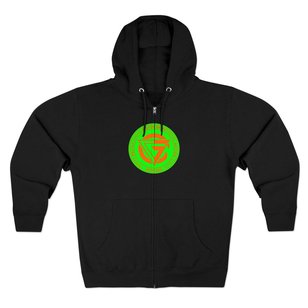CG TIGER VS TIGER GREEN ORANGE /READY FOR WAR ZIP UP