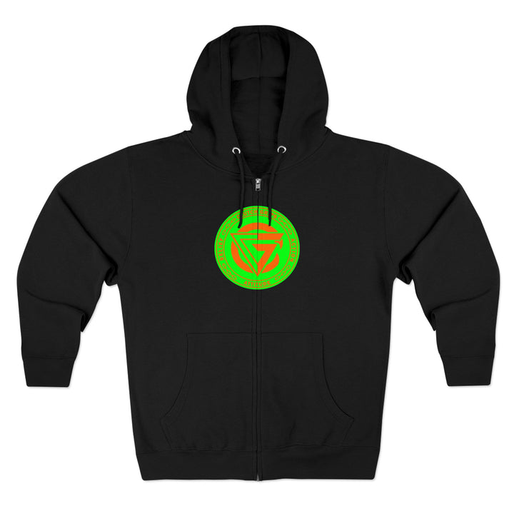 CG TIGER VS TIGER GREEN ORANGE /READY FOR WAR ZIP UP