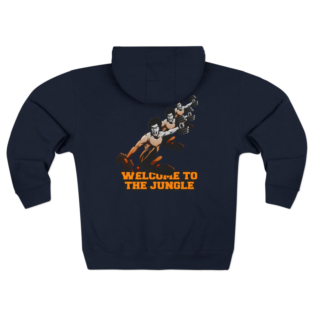 CG LIFT KICK ORANGE WHITE FADE/WELCOME TO THE JUNGLE ZIP UP
