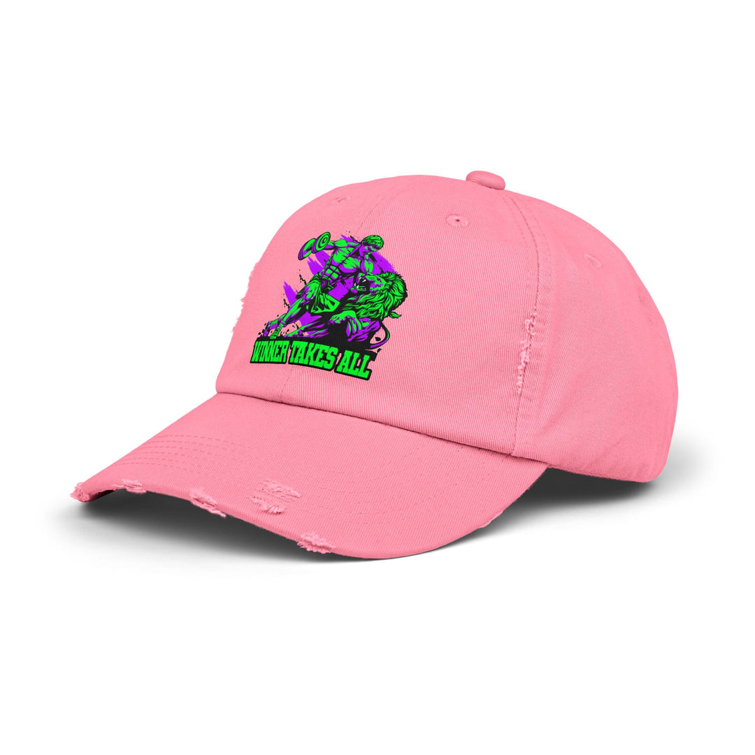 COLISEUM MAC VS LION PURPLE GREEN /WINNER TAKES ALL CAP