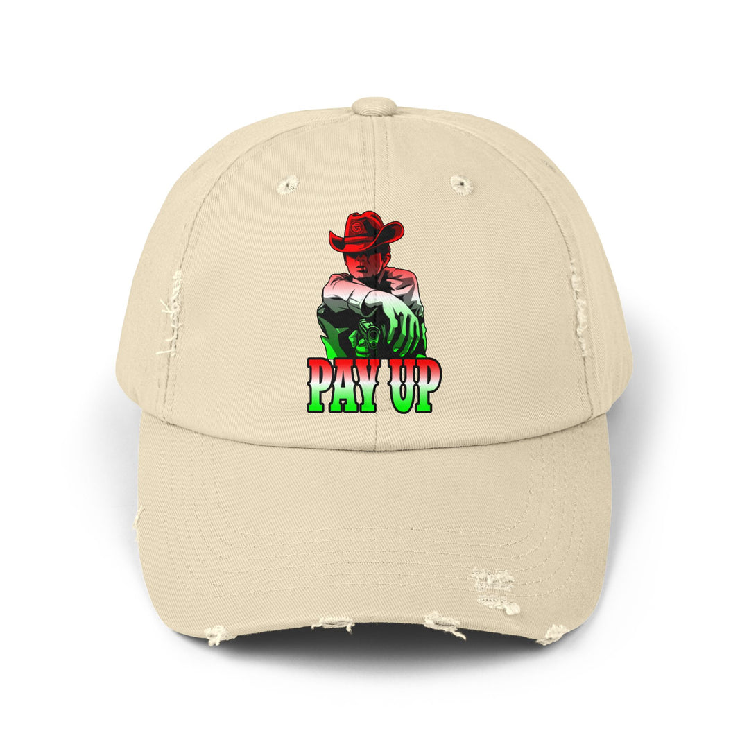 CG COWBOY KILLER RED WHITE GREEN FADE/PAY UP CAP