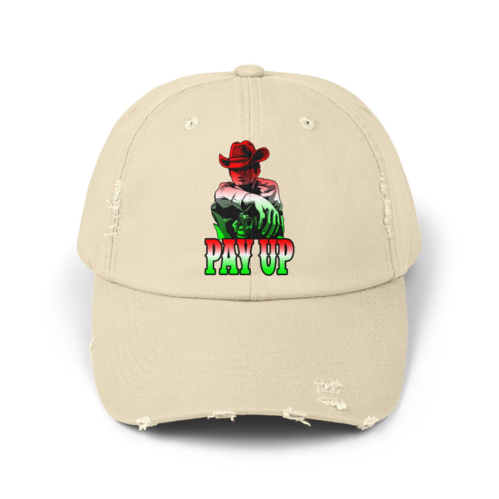 CG COWBOY KILLER RED WHITE GREEN FADE/PAY UP CAP