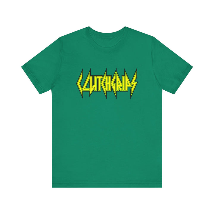 CLUTCHGRIPS YELLOW GREEN TEE