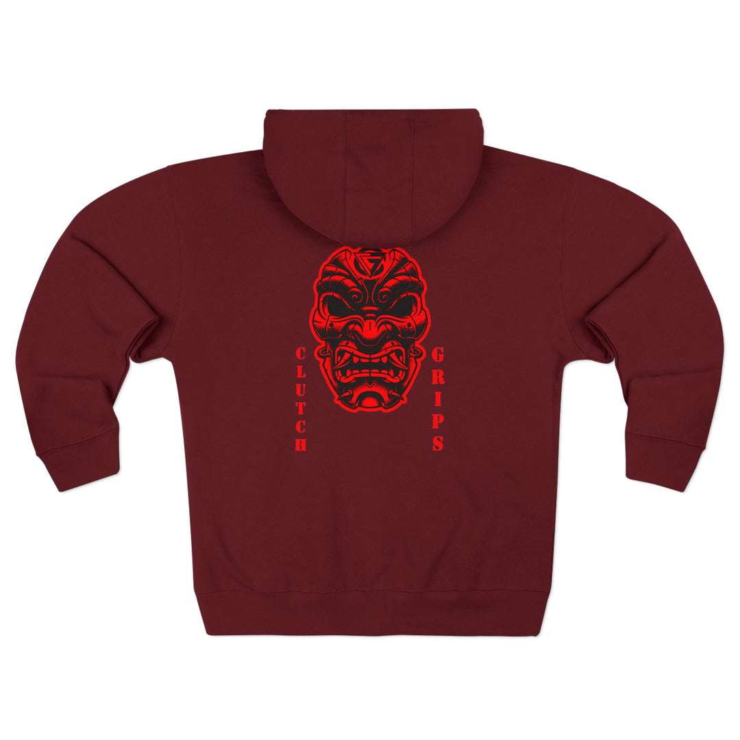SAMURAI-MAC MASKRED BLACK/CLUTCHGRIPS ZIP UP