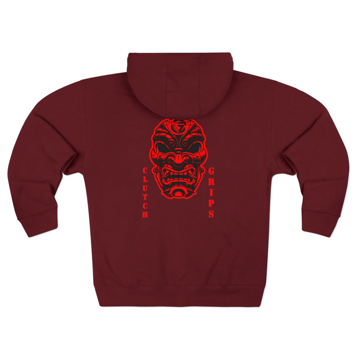 SAMURAI-MAC MASKRED BLACK/CLUTCHGRIPS ZIP UP