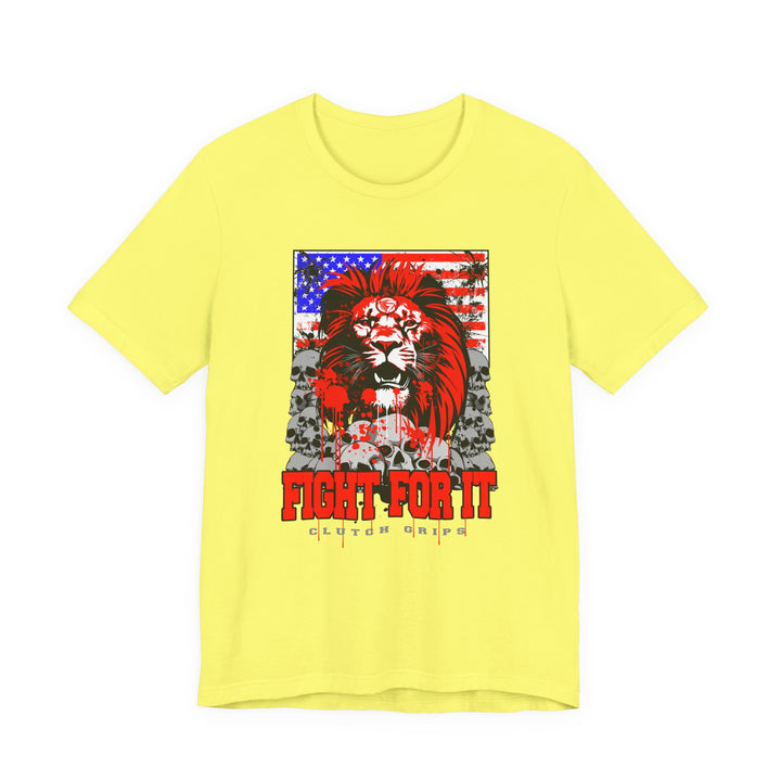 LIONHEART USA FLAG RED WHITE BLUE /FIGHT FOR IT