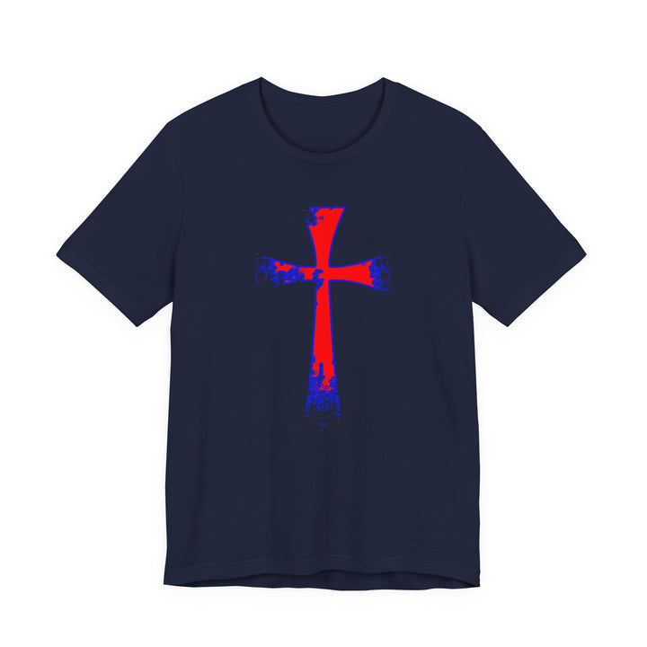 CG CRUSADER FAITH SHIRT RED BLUE