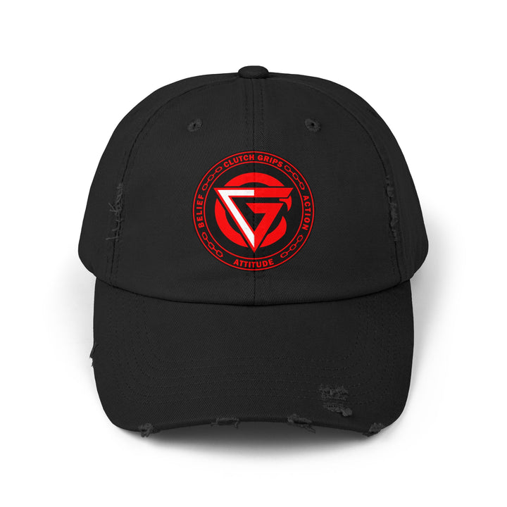 CG LOGO RED WHITE BLACK CAP