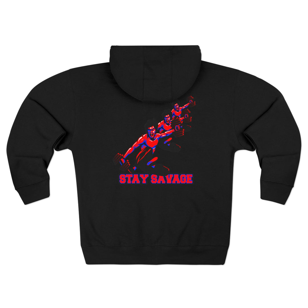 CG LIFT KICK RED BLUE/STAY SAVAGE ZIP UP