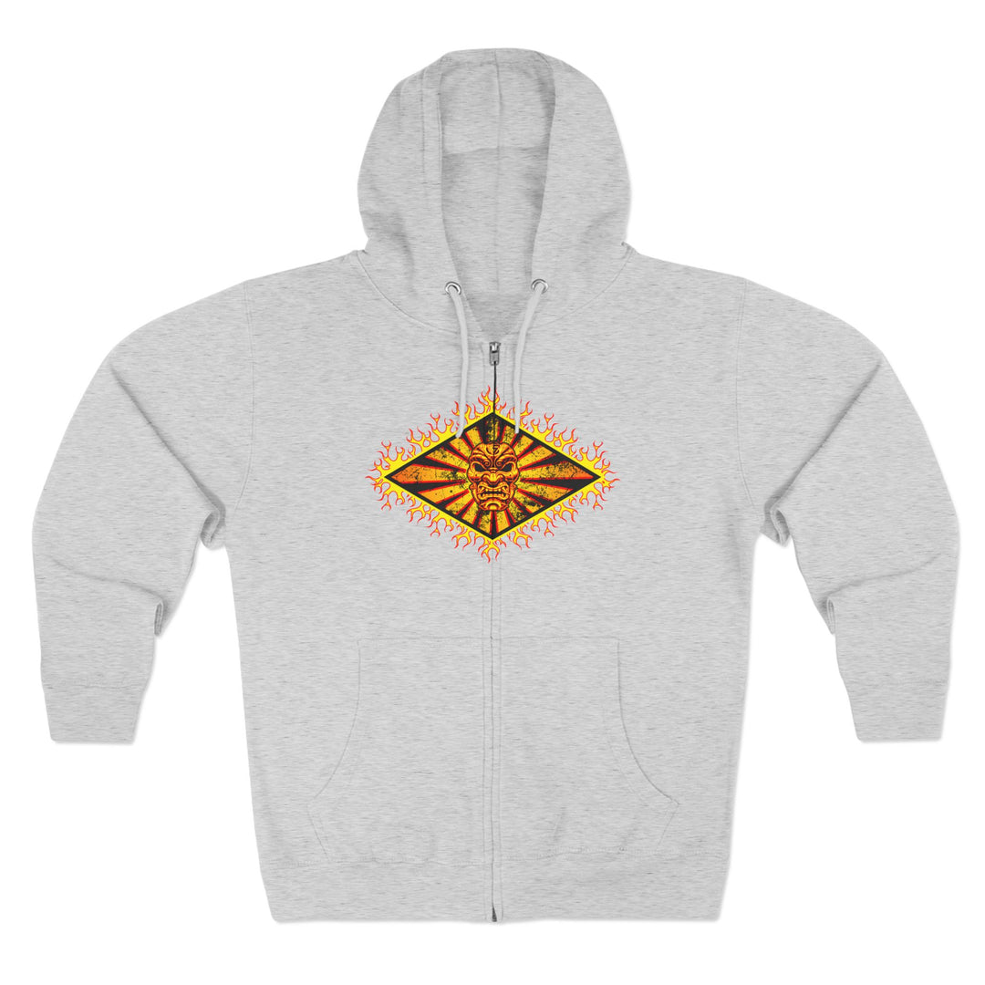 CG ANGRY DOG GOLD RED DIAMOND/AMERICAN SAVAGE ZIP UP