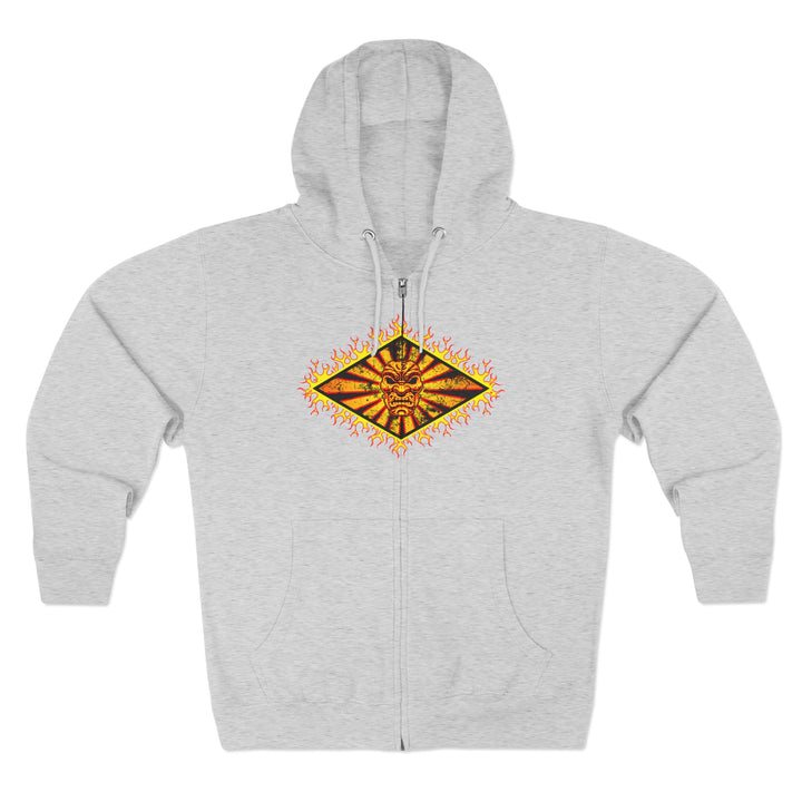 CG ANGRY DOG GOLD RED DIAMOND/AMERICAN SAVAGE ZIP UP