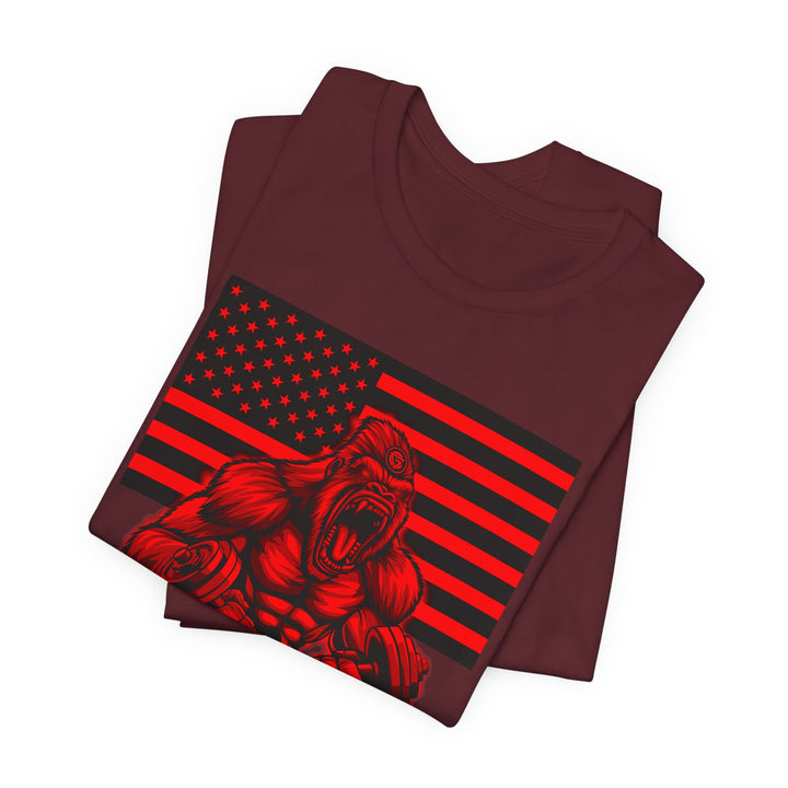 CG MAC ALPHA APE RED BLACK  /AMERICAN SAVAGE