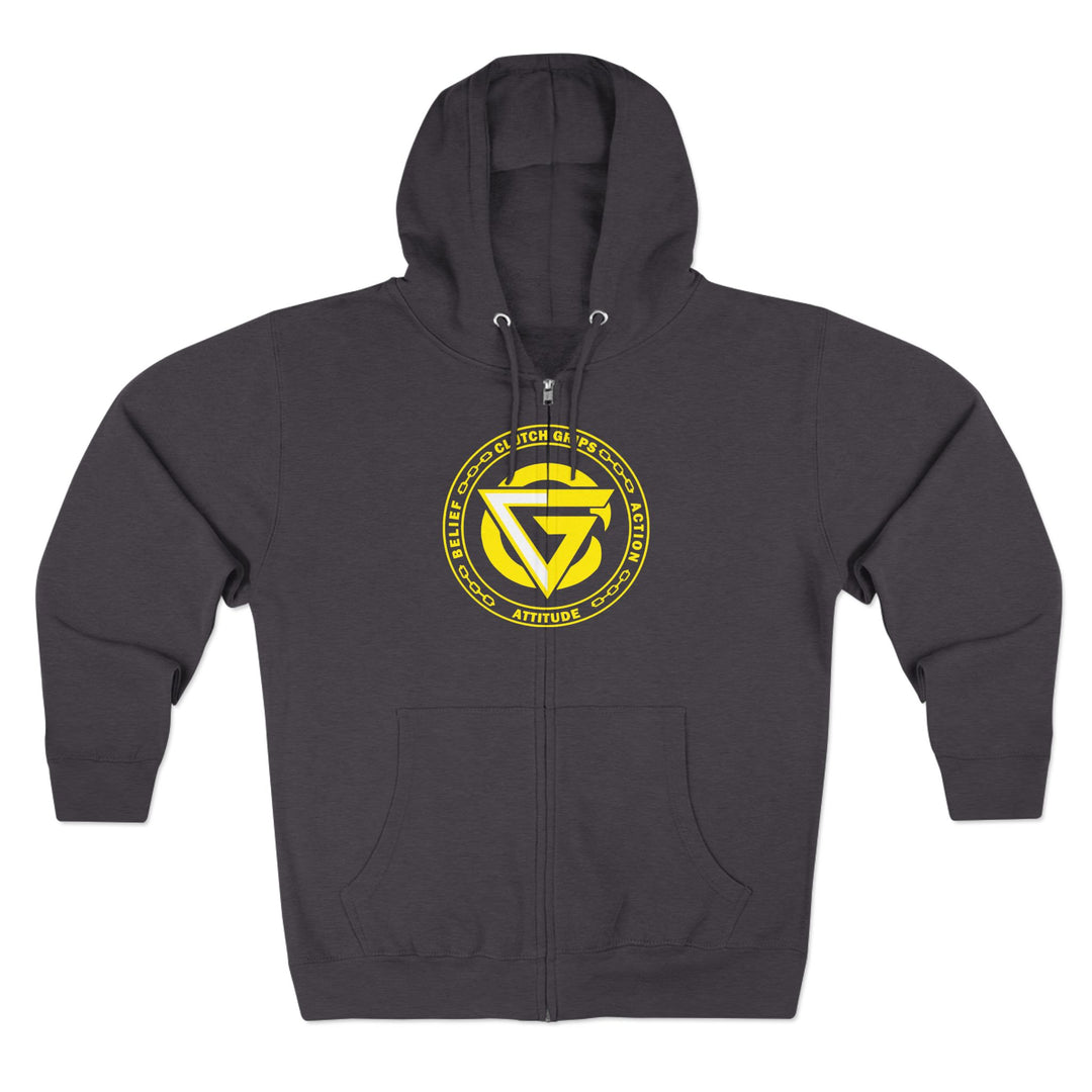 CG TIGER VS TIGER YELLOW BLACK /WELCOME TO THE JUNGLE ZIP UP