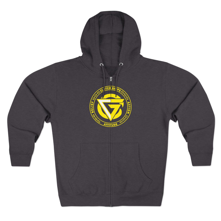 CG TIGER VS TIGER YELLOW BLACK /WELCOME TO THE JUNGLE ZIP UP