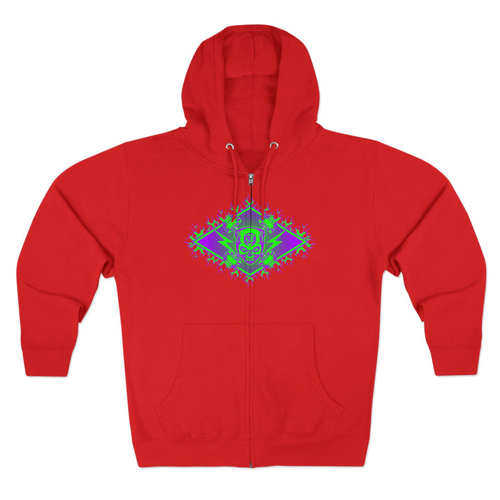 CG SERPENT SLAYER PURPLE GREEN /CONQUER ZIP UP