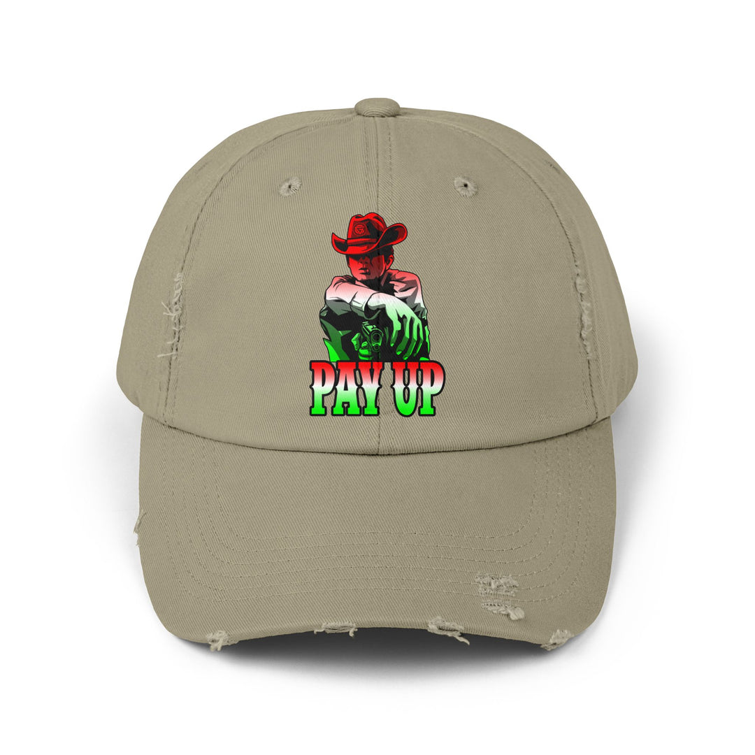 CG COWBOY KILLER RED WHITE GREEN FADE/PAY UP CAP