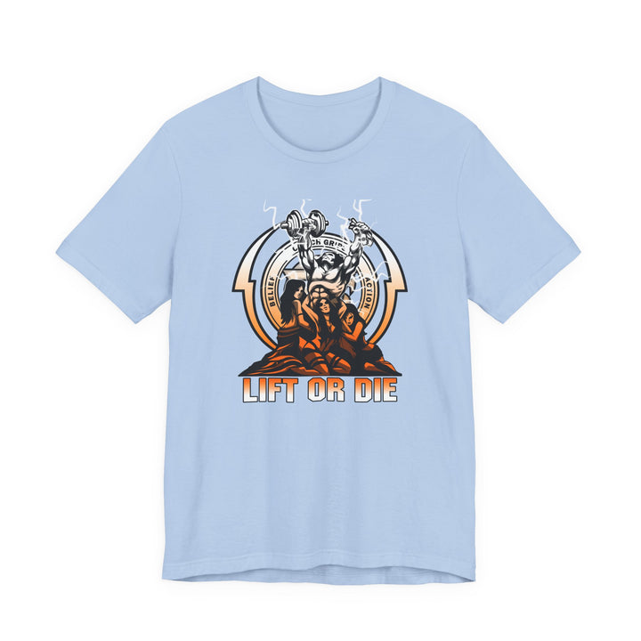 CG CONFIDENCE MAN ORANGE TO WHITE FADE /LIFT OR DIE