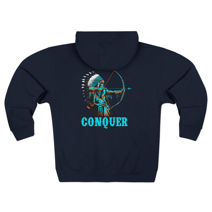 CG BIG MAC CHIEF AQUA ORANGE/CONQUER ZIP UP