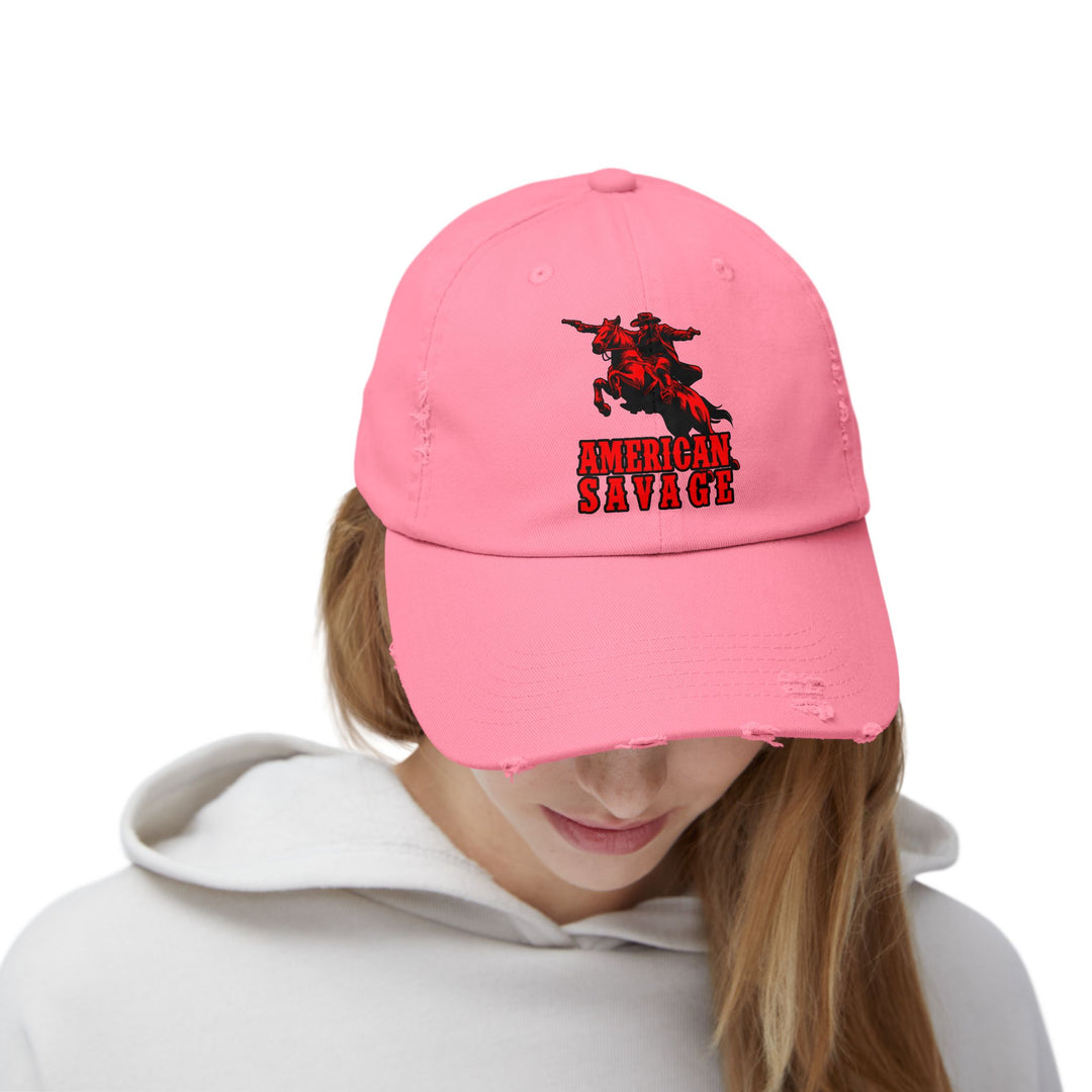 CG OUTLAW RED/AMERICAN SAVAGE CAP