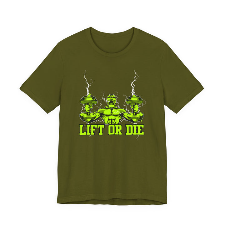 RIDE THE LIGHTNING CRAZY GREEN /LIFT OR DIE