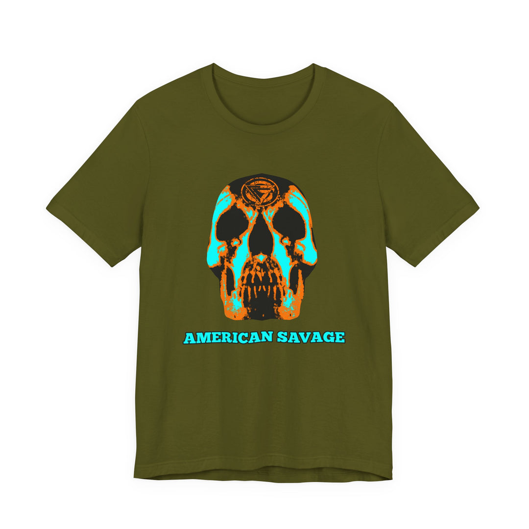 SKULLATOR MIAMI AQUA ORANGE /AMERICAN SAVAGE