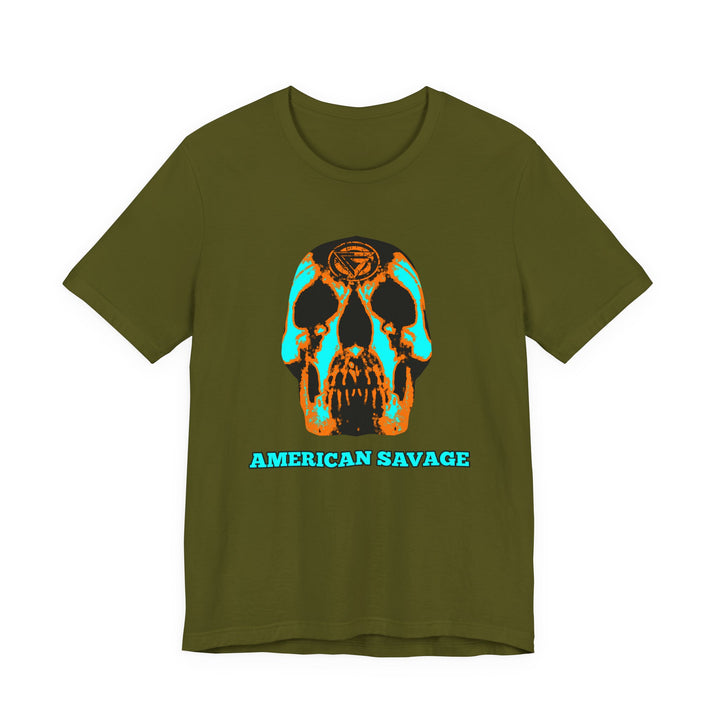 SKULLATOR MIAMI AQUA ORANGE /AMERICAN SAVAGE
