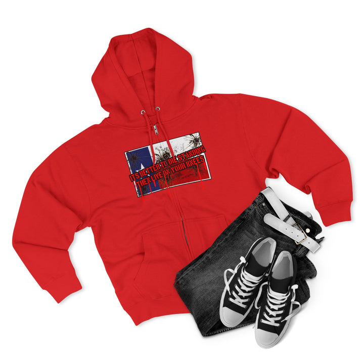 CG ANGRY DOG LONE STAR TEXAS STYLE /LIFT OR DIE ZIP UP