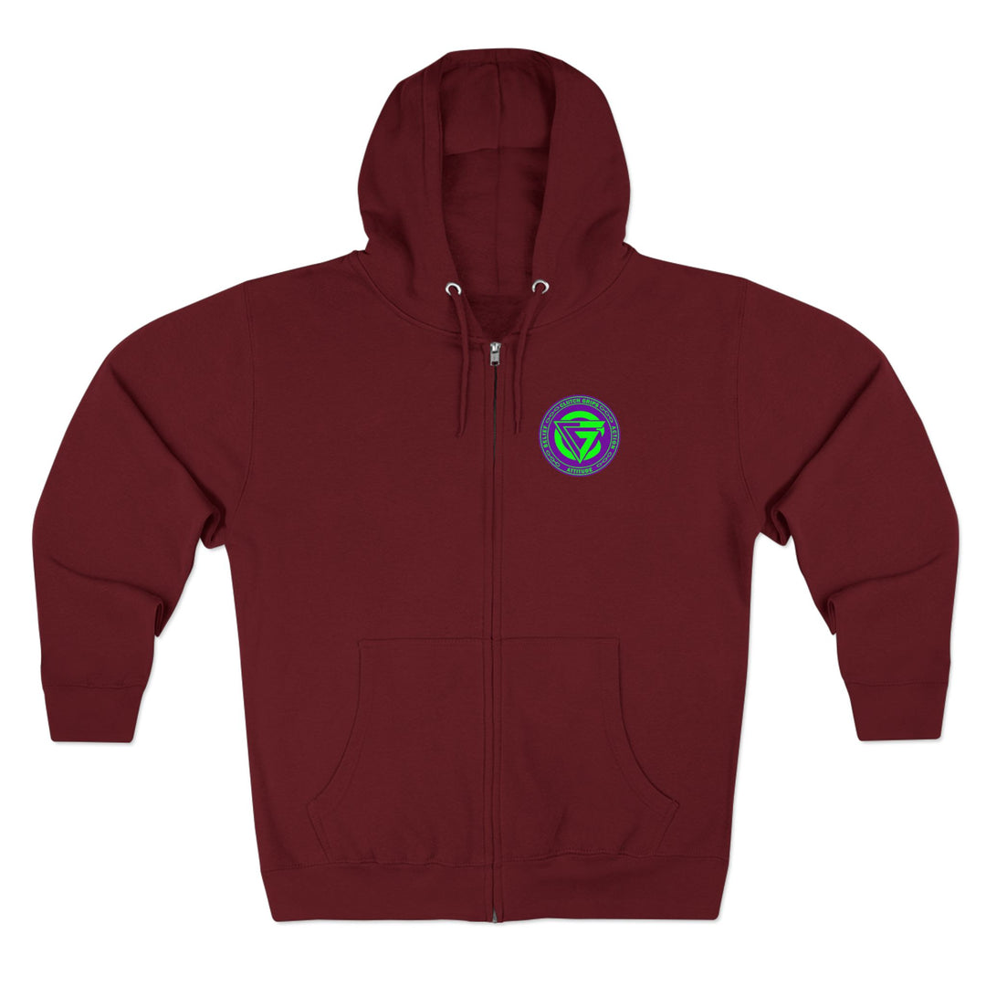 CG TIGER VS TIGER PURPLE GREEN /STAY SAVAGE ZIP UP