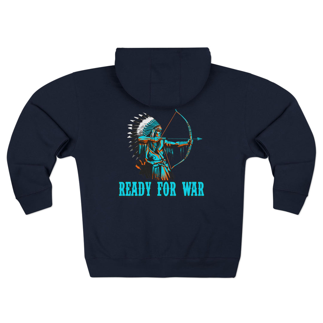 CG BIG MAC CHIEF AQUA ORANGE/READY FOR WAR ZIP UP