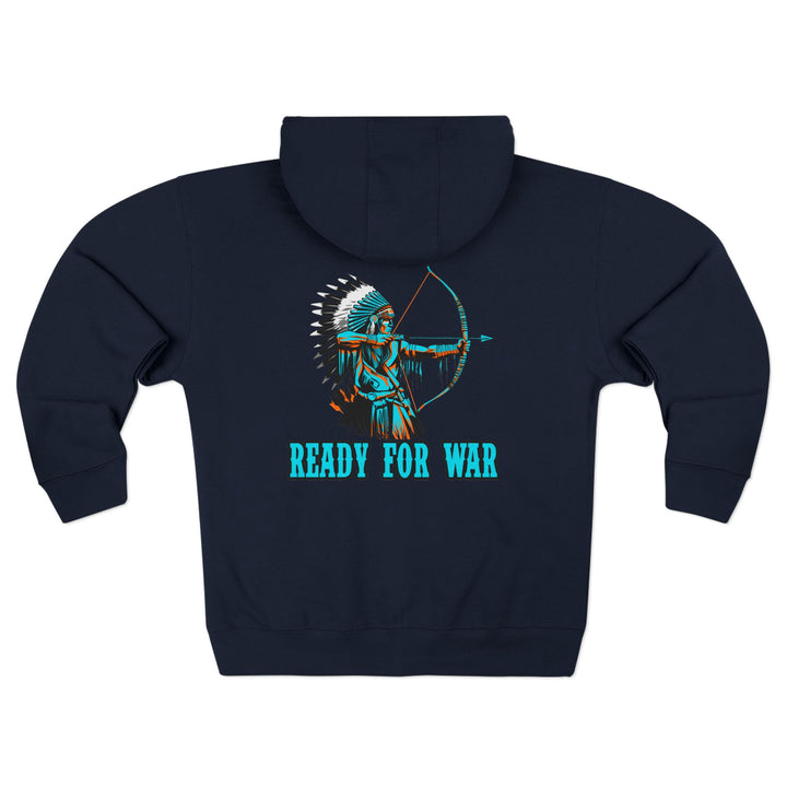 CG BIG MAC CHIEF AQUA ORANGE/READY FOR WAR ZIP UP